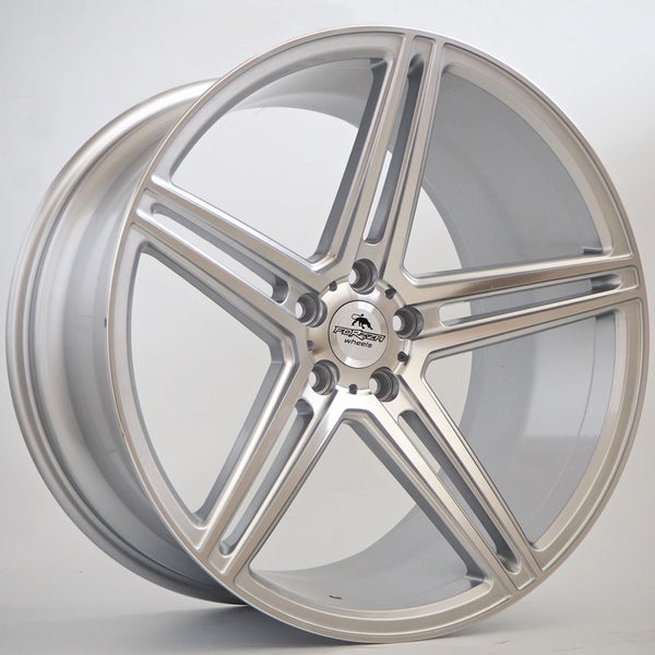 Forzza Bosan 19x8.5x9.5 5x112 vanteet silver polished