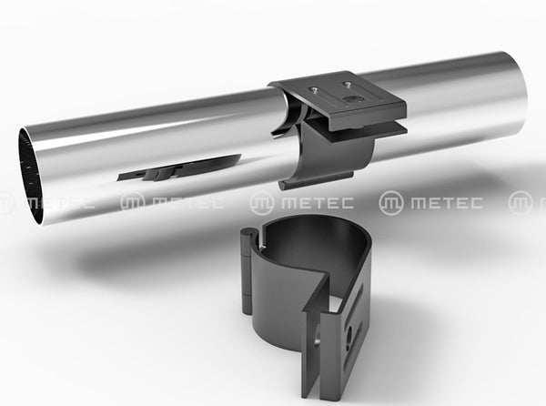 Metec musta lis&auml;valopanta 70mm