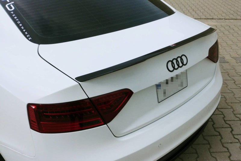 Audi A5 coupe 07-16 takaspoileri kiilt&auml;v&auml;n musta Maxton Design