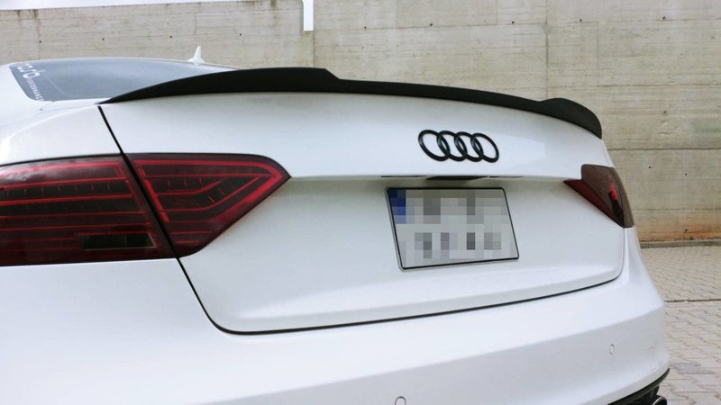 Audi A5 coupe 07-16 takaspoileri kiilt&auml;v&auml;n musta Maxton Design