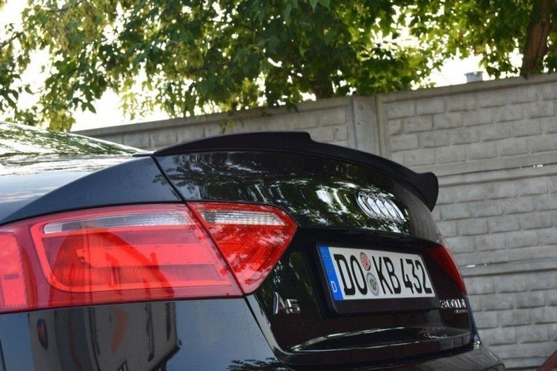Audi A5 coupe 07-16 takaspoileri kiilt&auml;v&auml;n musta Maxton Design