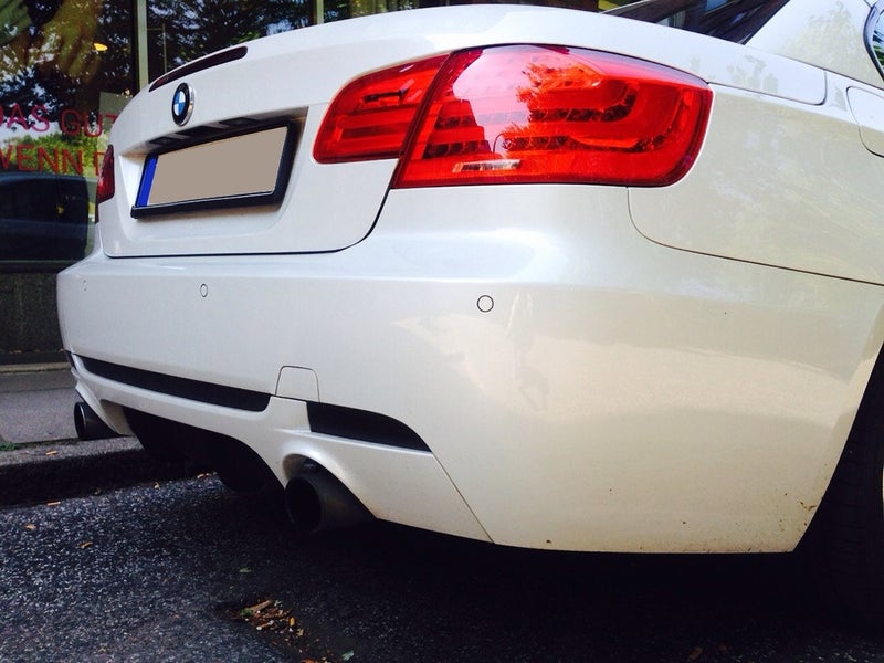 BMW E92 E93 335i 335D 07-10 M-Sport takapuskurin M-Performance diffusori