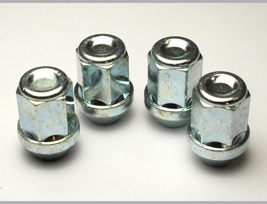 Py&ouml;r&auml;nmutterisarja M12x1,5 kirkas kartio 20kpl