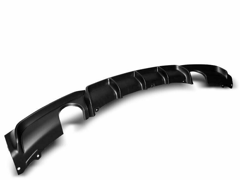 BMW F30 F31 11-18 M-Performance diffusori M-Sport takapuskuriin tuplaputkille 1+1